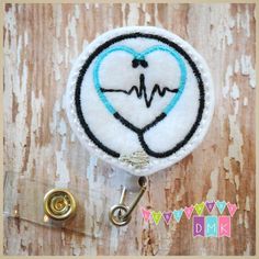 ** Dress up your ID Badge with this retractable badge reel.  Buy this for yourself or it will make a great gift for your favorite nurse, doctor, teacher, restaurant worker, bus driver, student, office staff, etc...** A DesignsbyDMK Original Design** All of my felt designs are sewn by ME and assembled on a hard plastic retractable badge reel.  The reels are available with an alligator clip or slide clip which you can specify your preference when ordering.**  Are you looking to buy more than 3 bad Spirit Buttons, Heart Stethoscope, Retractable Id Badge Holder, Office Staff, Student Office, Embroidered Name, Nurse Doctor, Button Badge, Retractable Badge Reel