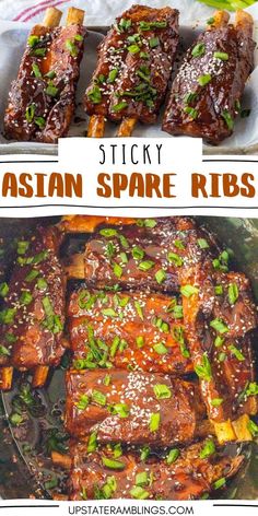 Shake up your dinner routine with my slow cooker Asian spare ribs recipe! These ribs are slowly cooked to perfection, absorbing a blend of aromatic spices and sauces for a mouthwatering result. It's an easy, set-it-and-forget-it meal that's sure to be a crowd-pleaser, offering a tantalizing taste of Asian-inspired flavor. Spare Ribs Sauce Recipe, Korean Spare Ribs Recipe, Asian Pork Spare Ribs, Ribs Asian Style, Asian Spare Ribs, Asian Baby Back Ribs, Spare Rib Recipes, Crockpot Spareribs