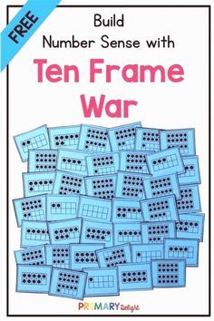 Building Number Sense, Kindergarten Math Free, Creative Math, Numbers Kindergarten, Free Printable Activities, Math Notes, Kindergarten Math Activities