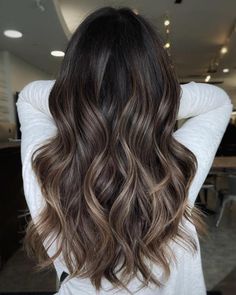 Luxe-Looking Mushroom Brown Balayage Hair