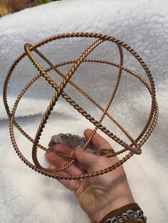 1 Full Lost Cubit Copper Genesa Crystal Tensor Field Generator by SpiritInspiredThings on Etsy Tensor Rings, Generators, Both Sides, Copper Wire, Copper, Lost, Tools, Crystals, Square