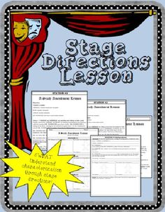 the stage directions lesson for students to learn