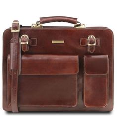 Italian Leather briefcases Venezia Leather briefcase 2 compartments Brown TL141268. Full grain vegetable tanned leather hand-buffered, Semi-rigid structure, 2 compartments Discover how to customize your bag and make it unique. Shop online and save money. 30-Day Money-Back Guarantee! Art Du Cuir, Doctor Bag, Classic Bags, Business Bag, Leather Messenger Bag, Leather Briefcase, Nice Leather, Vegetable Tanned Leather, Italian Leather