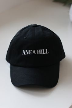 Introducing the Anea Hill baseball hat with logo, the perfect accessory to elevate any casual outfit. This luxury brand hat is designed with high-quality materials to provide both style and comfort, and furthermore, the cap comes in two classic color combinations. You can choose from black with white letters or white with black letters. Fashion Me Now, Embroidered Hat, Embroidered Baseball Caps, Womens Baseball Cap, Embroidered Hats, White Letters, Black Letter, Oversized Blazer, Baseball Hat