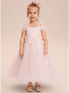 JJ's House 3D Floral Bow Tulle Cold Shoulder Party Flower Girl Dress Summer Spring A-line Back Zip White Celadon Dusty Blue Dusty Rose Pearl Pink Black Blushing Pink Lilac Sky Blue Ivory Dark Green Dark Navy Champagne Burgundy Tea-Length Pink Sleeveless Flower Girl. #JJ's House #3DFloral #Bow #Tulle #ColdShoulder #Party #FlowerGirlDress #Summer #Spring #Aline #BackZip #White #Celadon #DustyBlue #DustyRose #PearlPink #Black #BlushingPink #Lilac #SkyBlue #Ivory #DarkGreen #DarkNavy #Champagne #Bur Spring Flower Girl Dresses, Light Pink Flower Girl Dress, Pastel Flower Girl Dresses, Flower Girl Pink Dress, Floral Flower Girl Dresses, Flower Girl Dresses Pink, Flower Girl Dresses Toddler, Blush Pink Flower Girl Dress, Flower Girl Toddler