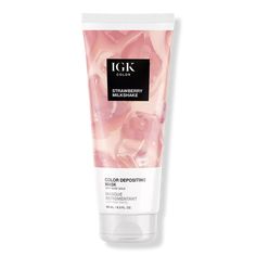 Color Depositing Mask - IGK | Ulta Beauty Pastel Peach Hair, Color Depositing Mask, Curly Hair Frizz, Exfoliate Scalp, Scalp Hair Growth, Conditioning Hair Mask, Conditioning Hair, Peach Hair, Hair Frizz