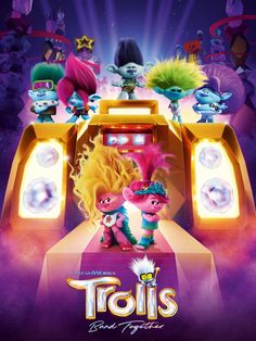 the movie poster for trolls