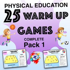 the 25 warm up games complete pack for physical education