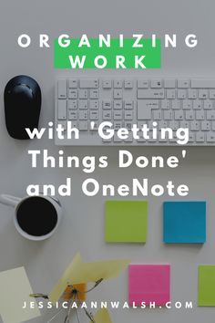 Microsoft OneNote Organizing Tasks At Work, Onenote To Do List Template, Work Project Organization, One Note Templates For Work, Work Task Tracker, One Note Organization, Onenote Setup, Onenote Planner Templates Free, Onenote Aesthetic