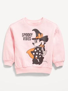 Disney© Minnie Mouse Graphic Sweatshirt for Toddler Girls | Old Navy Disney Girls, Pink Sweatshirt, Toddler Girls, Toddler Boys, Eden, Toddler Girl