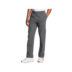 From the couch to the gym, these men's fleece pants from Champion are the perfect sidekick. From the couch to the gym, these men's fleece pants from Champion are the perfect sidekick. Extra stitches for durability Drawstring elastic waistband 2-pocketFIT & SIZING 32-inch inseam Classic fitFABRIC & CARE Cotton, polyester fleece Machine wash Imported Size: XXL. Color: Dark Grey. Gender: male. Age Group: adult. Pattern: Solid. Sports Cotton Pants With Straight Hem, Sportswear Sweatpants With Straight Hem, Cotton Sweatpants For Sports With Straight Hem, Cotton Sweatpants With Straight Hem For Sports, Straight Hem Sportswear Sweatpants, Full-length Cotton Sweatpants For Gym, Full Length Cotton Sweatpants For Gym, Cotton Full Length Sweatpants For Gym, Moisture-wicking Fleece Pants For Gym