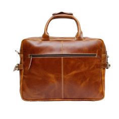 Leather briefcase men 100% full grain Genuine real Leather Briefcase 100% Authentic: A Handcrafted leather Bag of stunning quality, meticulously stitched together into a gorgeous, timeless and durable masterpiece that will stand up to Daily wear and tear for many years to come. Handmade by professional Artisans. A beautiful crafted leather Satchel at its original character that improves with age. Oil rich and high quality leather Features: 1 Front Zip Pocket and 2 Front pocket for phone keys and Professional Leather Rectangular Satchel, Professional Rectangular Leather Satchel, Classic Rectangular Leather Backpack For Business Trips, Rectangular Business Travel Bag With Leather Lining, Business Travel Bag With Leather Lining, Classic Office Travel Bag With Leather Lining, Classic Cognac Laptop Bag For Business Trips, Vintage Leather Travel Bag For Formal Use, Classic Soft Leather Rectangular Travel Bag