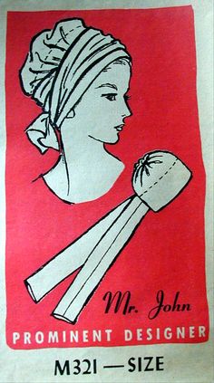 an advertisement for a hair salon with a woman's head in a turban