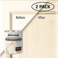 two cans of rustoleum next to each other with the same color on them