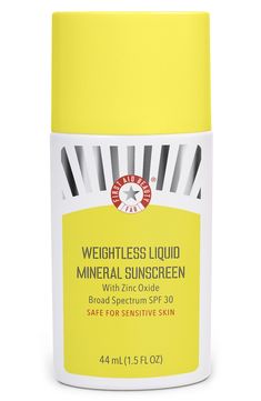 What it is: A luxuriously lightweight mineral sunscreen with an ultrasheer tint that blends seamlessly into skin for a satin finish. What it does: The silky liquid formula provides weightless sun protection with SPF 30. The elegant, barely-there texture delivers a soft blur effect for the perfect no-makeup makeup look. It also layers well and doesn't pill under makeup. It's noncomedogenic so it won't clog pores and is safe for sensitive skin.Research results:In a consumer perception study on 60 Zinc Oxide Sunscreen, Get Rid Of Warts, First Aid Beauty, Zinc Oxide, Mineral Sunscreen, Diy Kits Gift, Spf Sunscreen, Face Sunscreen, First Aid