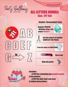 the instructions for how to make an all - in - one sewing machine with numbers and symbols