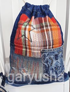 #denimbackpack #denimrucksack #denim #backpack #bag Casual Handmade School Backpack, Blue Denim Backpack, Handmade Blue School Bag, Casual Handmade School Bags, Hipster Backpack, Jeans Backpack, Bag Jeans, Jean Backpack, Denim Backpack