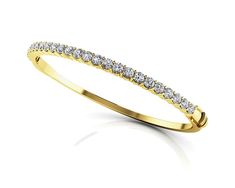 3.06ctw GH, 14k Yellow Gold Diamond Bangle Bracelet Diamond Bangles, Diamond Bangle Bracelet, Diamond Top, Diamond Bangles Bracelet, Diamond Bangle, The Passion, Real Diamonds, Diamond Clarity, Bangle Bracelet