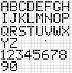 a cross stitch pattern with the words happy new year written in black and white letters