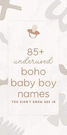 bohemian baby names & cute baby names