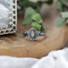 A unique Shop Dixi sterling silver gothic stacking ring. Featuring an enchanting mystic cubic zirconia centre in filigree detailing, she's a true unique ring for your boho jewelry collection MaterialSterling SilverCubic Zirconia SizingRing Sizes Available - 15.75mm [USA 5]. 18.25mm [USA SIZE 8]Ring Front - Height 10mm Silver Crystal Birthstone Ring, Gothic Silver Crystal Ring With Gemstone, Silver Gothic Rings For Gifts, Silver Mystical Crystal Birthstone Ring, Gothic Silver Ring As A Gift, Gothic Silver Rings For Gifts, Gothic Silver Rings For Gifting, Silver Gothic Crystal Promise Ring, Silver Gothic Rings For Anniversary