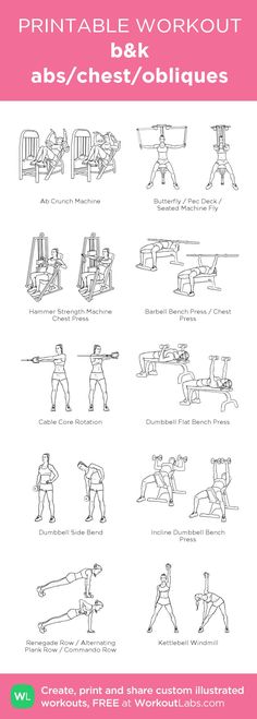 the printable workout guide for adults and children