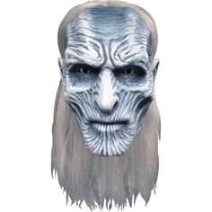 White Walker Costume Mask Makeup Zombie, Mascaras Halloween