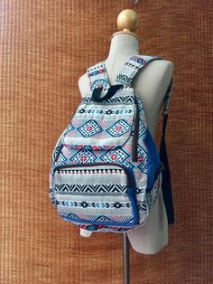 "✈️ For orders value over $55 (included shipping costs) shipment will Upgrade free to Express that package will be delivered in 3-5 business day worldwide. ❤️❤️ Unique pattern handmade backpack designed for convenience. travel or daily use It is handmade by local artisans in Thailand using cotton and unique boho handwoven patterns. Enough of space to store variety of stuff - take it to your school/college. yoga class. music festivals or just about anywhere and get ready for loads of compliments. Bohemian Backpack For Festivals, Bohemian Multicolor Backpack For Festival, Bohemian Rectangular Backpack For Festivals, Bohemian Handmade Backpack For Travel, Bohemian Summer Travel Backpack, Bohemian Handmade Travel Backpack, Handmade Bohemian Standard Backpack, Bohemian Backpack For Daily Use, Bohemian Backpack With Adjustable Strap For Festivals