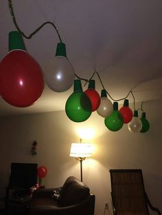 christmas light garland is such a great idea for the best holiday decorations and craft ideas here