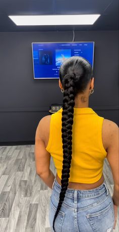 Plaited Ponytail, Long Ponytail Hairstyles, Sleek Braided Ponytail, Sleek Braid, Sleek Ponytail Hairstyles, Black Ponytail Hairstyles, Braided Cornrow Hairstyles, Braided Ponytail Hairstyles, Protective Hairstyles Braids