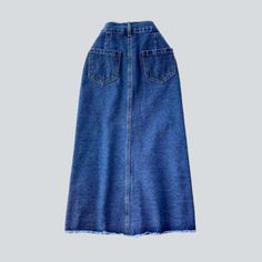 Introducing our 2023 Spring-Summer Collection ââ‚?the frayed waistband buttoned denim skirt. With its '90s-inspired design and high-waisted silhouette. this conventional stonewashed denim skirt will be your next summer staple.Why They're Your Next Summer Staple: Grunge Meets Glam: This denim skirt embodies rebellion and sophistication in one sleek package. Distressed Denim: With its distressed pattern. this skirt captures a raw. unfiltered essence. High-Waisted Fit: Its elevated-waisted silhouet High-waist Denim Skirt With Frayed Hem In Denim Blue, High Waist Denim Skirt With Frayed Hem, Denim Blue, High Waist Denim Skirt With Frayed Hem, High-waisted Denim Skirt With Frayed Hem, Summer Straight Leg Skirt With Button Closure, High Rise Denim Blue Skirt With Frayed Hem, High Waist Skirt With Frayed Hem, High Rise Washed Blue Denim Skirt With Frayed Hem, Trendy Dark Wash Denim Skirt With Frayed Hem