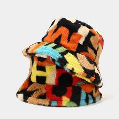 FREE SHIPPING ON ALL ORDERS OVER $50 | 100% SATISFACTION GUARANTEED Click "ADD TO CART" To Get Yours Now | Up To 60% OFF ✨ Make a fashion statement with this stylish, warm and comfortable hip hop bucket hat. Fashionable and unique design, it's suitable for all ages and any occasion. This Arimonz colorful hat has a thick material to protect you from the sun rays and it has a fancy shape that makes it fun to show off at the beach or in the street. Features: 📌 Soft, comfortable, and warm 📌 Made W Trendy Multicolor Winter Hats, Multicolor Bucket Hat For Fall, Trendy Multicolor Fall Hat, Casual Winter Hats With Letter Print, Colorful Casual Winter Hats, Casual Colorful Winter Hats, Trendy Multicolor Bucket Hat, Multicolor Winter Bucket Hat, Spring Multicolor Hats With Letter Print