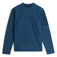 Simple yet effective  the Royal Robbins Arete crew pullover fleece works as a standalone to cut the chill on cool days and as a mid layer when temps drop. The minimalist design give it a clean look. Royal Robbins, Kids Climbing, Climbing Clothes, Training Gear, Beach Gear, Kids Swimwear, Fleece Sweater, Water Proof Case, Mens Fleece