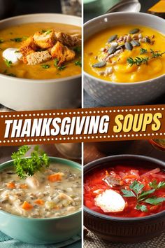 thanksgiving soups are the perfect way to start your day