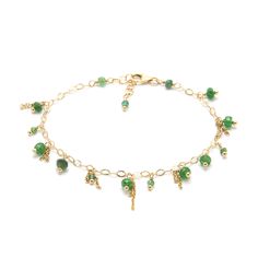 This unique 24K gold bracelet is filled with green agate beads and was designed by a talented young Italian designer named Serena Ferrari, handmade by master artisans in her atelier in Vicenza, Italy. Having grown up with a father who is well known in their hometown of Padua, Italy (near Venice) for fine jewelry design, Serena was inspired to create her own line that represents her unique style. The feminine, classic aesthetic and superb craftsmanship is alluring, and we love that she incorporat Stained Glass Ring, Padua Italy, Unique Hoop Earrings, Hand Beaded Lace, Vicenza Italy, Filigree Pendant Necklace, Mexican Earrings, Beaded Bib Necklace, Italy Beautiful