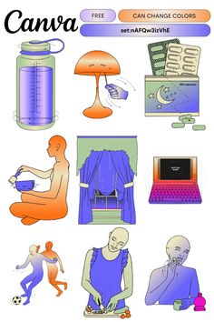 an image of various items that are being used in the computer game canna, which is