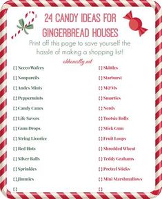 a candy cane themed recipe for gingerbread houses