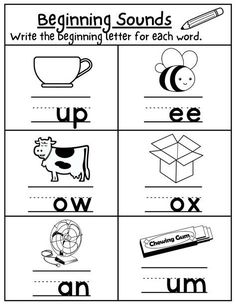 Beginning Sound Letter M Worksheet Initial Sounds Worksheets, Letter I Worksheet, Letter M Worksheets, Worksheet Kindergarten, Learning Phonics, Alphabet Sounds