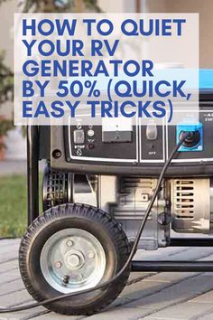 Campers Living, Generator Shed, Rv Generator, Rv Decorating Ideas, Camper Maintenance, Rv Camping Tips, Rv Repair, Rv Maintenance, Travel Trailer Camping