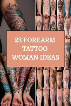 23 Forearm Tattoo Woman Ideas Amazing Tattoos For Women Unique, Flower Outer Forearm Tattoo, Long Forearm Tattoo Women, Forearm Tattoo Women Stencil, Forearm Sleeve Tattoos For Women Unique, Womens Arm Tattoos Forearm, Tattoo Ideas Female Sleeve Arm, Simple Arm Tattoos For Women, Inner Forearm Tattoos For Women