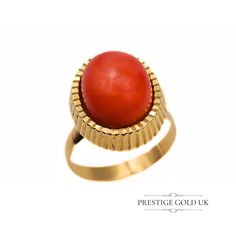 ** Visit Our Store → https://www.etsy.com/shop/prestigegolduk ** Any boxes are for display purposes only This stunning vintage ring showcases a large, smooth oval cabochon coral, elegantly set in luxurious 18ct yellow gold. The craftsmanship is exquisite, despite the absence of a hallmark, and its authenticity has been confirmed through thorough testing. A captivating statement piece, this ring is a timeless addition to any fine jewellery collection, blending classic beauty with vintage charm. Amazon River, Coral Ring, Fine Jewelry Collection, Yellow Gold Ring, Vintage Ring, Classic Beauty, Fine Jewellery, Jewellery Collection, Oval Cabochon