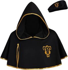 lack Clover Asta Cosplay Cloak with Headband Unleash Your Inner Magic Knight with Our Black Clover Asta Cosplay Cloak! Dive into the enchanting world of Black Clover with our meticulously crafted Asta Cosplay Cloak. Made from high-quality polyester, this cloak brings to life the essence of the Black Bulls magic knights.🔪📖 Asta Cosplay, Black Clover Cosplay, Headband For Men, Black Clover Asta, Black Bulls, Black Cloak, Headband Men, Harry Potter Costume, Hooded Robe