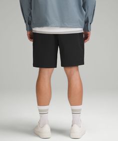 Made From Sleek, Easy-Care Fabric, These Pull-On Shorts Look Refined But Feel Fuss-Free. No Compromises Required. Designed For Casual. Streamlined Fit That Gives Glutes And Thighs Breathing Room, Then Tapers To Hem. Front Pockets With Hidden Phone And Coin Sleeves. Back Pocket. Internal Drawcord Lets You Customize Your Fit. | New Venture Short Fitted Lululemon Bottoms With Built-in Shorts, Lululemon Casual Activewear For Spring, Fitted Lululemon Bottoms For Summer, Lululemon Summer Versatile Activewear, Lululemon Bottoms With Pockets, Short Length, Lululemon Casual Activewear With Relaxed Fit, Lululemon Cotton Bottoms For Summer, Fitted Lululemon Short Bottoms, Fitted Lululemon Shorts