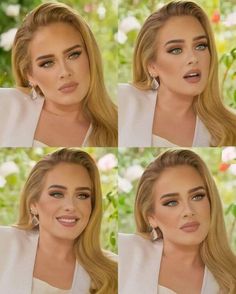 Adele Adele Hair Color, Adele Eyes, Adele Makeup, Adele Hair, Women Goddess, Goddess Women, Color Twist, Glam Wedding Makeup, Guest Hair