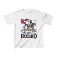 Coors Rodeo 90s Cowboy Baby Tee - printwithSKY – printwithsky Retro Screen Print Tops For Rodeo, Retro Graphic Print Tops For Rodeo, White Graphic Print Top For Rodeo, Retro Letter Print Tops For Rodeo, White Graphic Print Shirt For Rodeo, Graphic Print Crew Neck T-shirt For Rodeo, Vintage Letter Print Tops For Rodeo, Retro Rodeo T-shirt With Screen Print, White Screen Print T-shirt For Rodeo