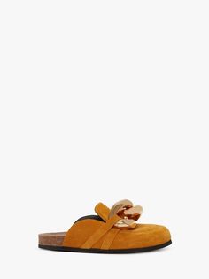 Luxury Designer Gucci Mules, Luxury Gucci Mules With Leather Sole, Gucci Designer Luxury Mules, Luxury Chic Gucci Mules, Boot Chains, Popcorn Bags, Flat Heel Boots, Suede Mules, J W Anderson