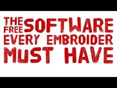 the free software every embroiderer must have on their screengrac logo