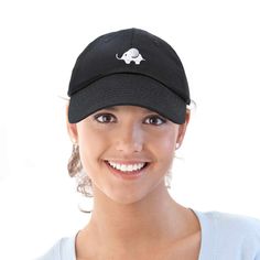 Cute Elephant Custom logo, embroidered design, fits most Adults, this hat features an adjustable metal buckle. Adjustable Size Metal Buckle, Soft inner sweat band lining, Well Ventilated, Light Weight, Unstructured Low Crown. ADULTS 6 3/4 to 7 1/2 (58 CM max). Looking cute, hanging out with friends, sports, hiking, running, biking, gym. Beige, Black, Dark Green, Gold, Gray, Hot Pink, Kelly Green, Khaki, Lavender, Light Blue, Light Pink, Maroon, Minion Yellow, Navy Blue, Olive, Orange, Purple, Re Elephant Hat, Rose Hat, Cute Caps, Sweat Band, Hat Size Chart, Mom Hats, Embroidered Baseball Caps, Cute Elephant, Womens Baseball Cap