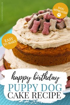 happy birthday puppy dog cake recipe