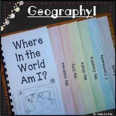 there is a book about where in the world am i? with pictures on it